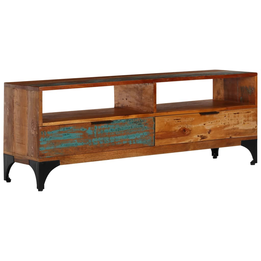 vidaXL TV Stand Monitor Stand Desktop Stand TV Console Media Unit Mango Wood