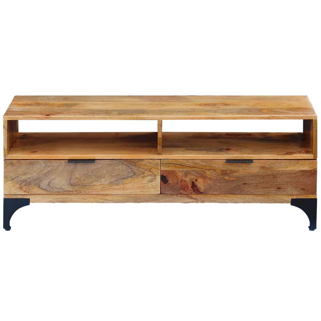 vidaXL TV Stand Monitor Stand Desktop Stand TV Console Media Unit Mango Wood