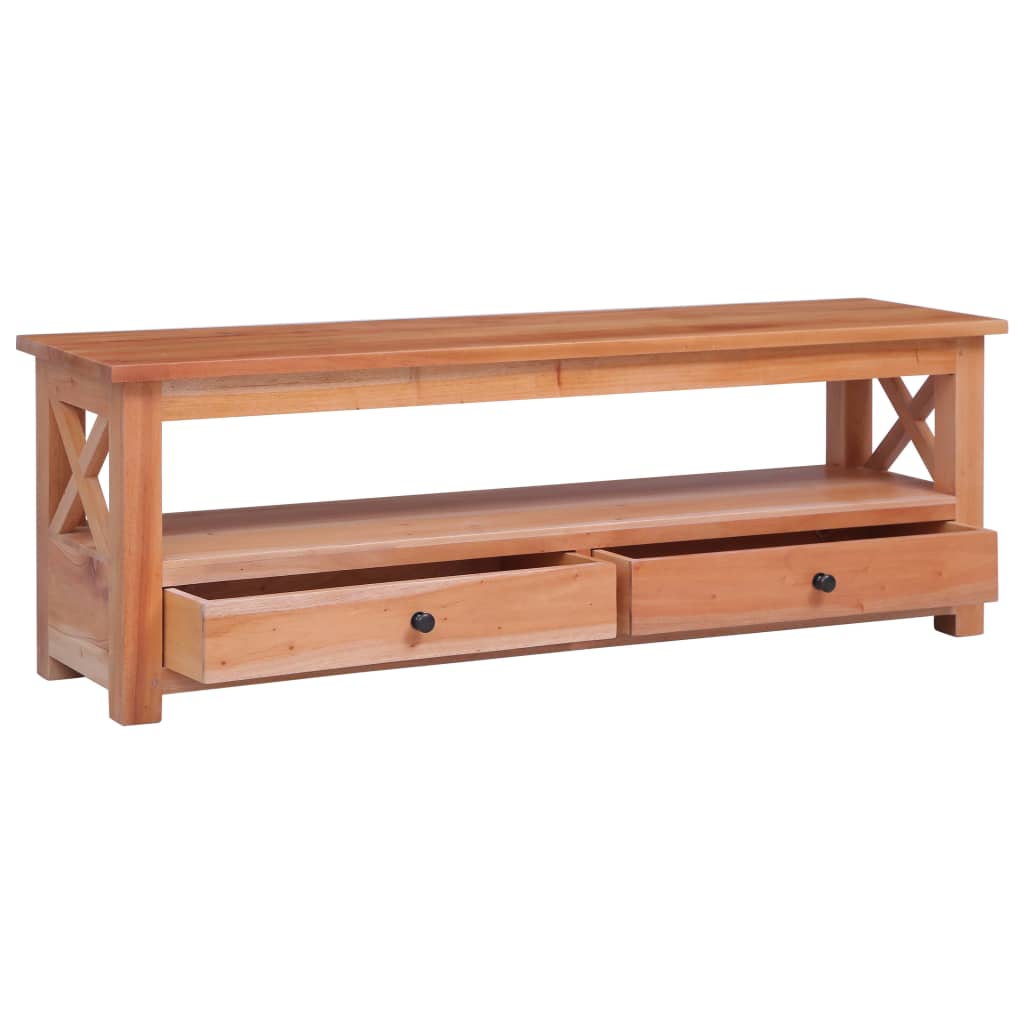 vidaXL TV Stand TV Unit Sideboard TV Console Media Unit Solid Mahogany Wood