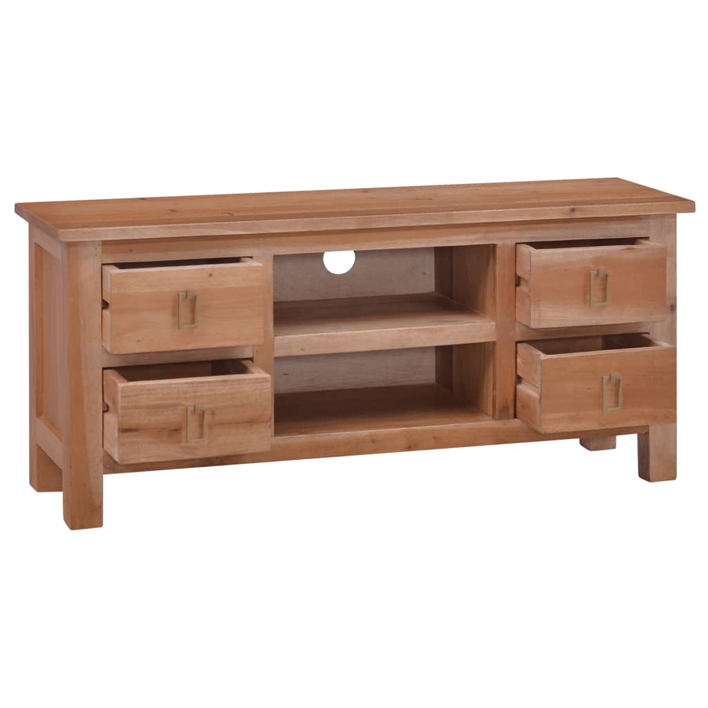 vidaXL TV Stand TV Unit Sideboard TV Console Media Unit Solid Mahogany Wood