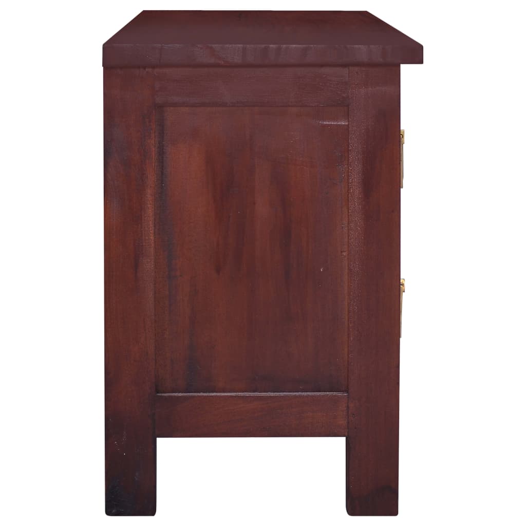 vidaXL TV Stand TV Unit Sideboard TV Console Media Unit Solid Mahogany Wood