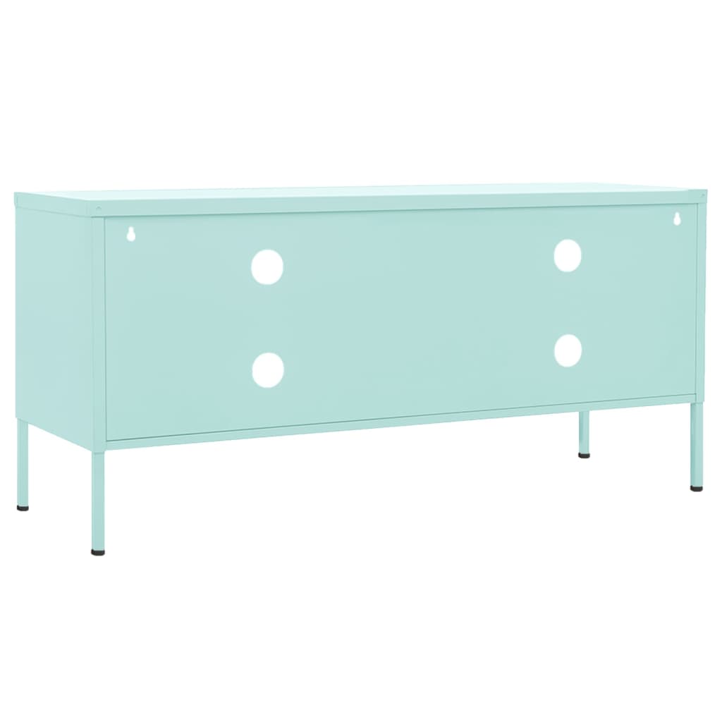 vidaXL TV Stand TV Unit Sideboard Home TV Console Media Unit Cupboard Steel