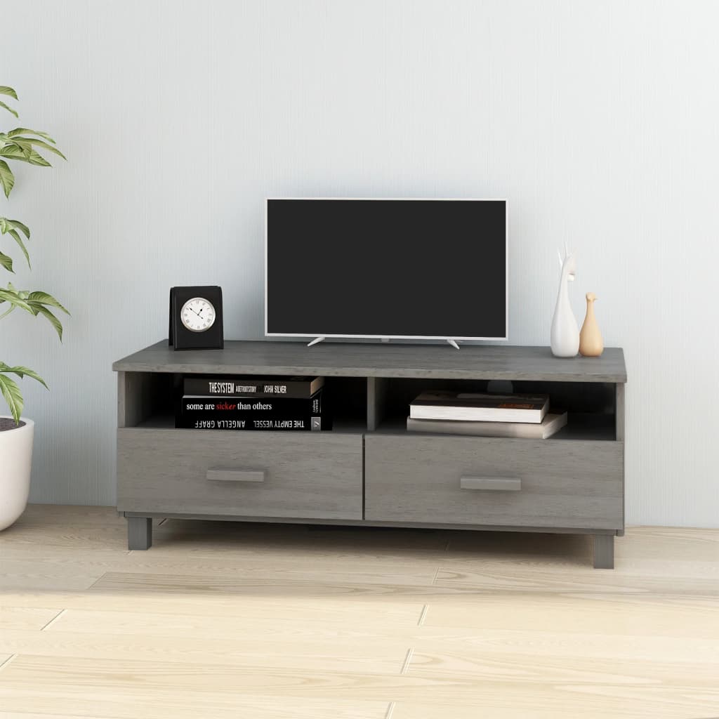 vidaXL TV Stand TV Console Sideboard TV Unit Cupboard HAMAR Solid Wood Pine