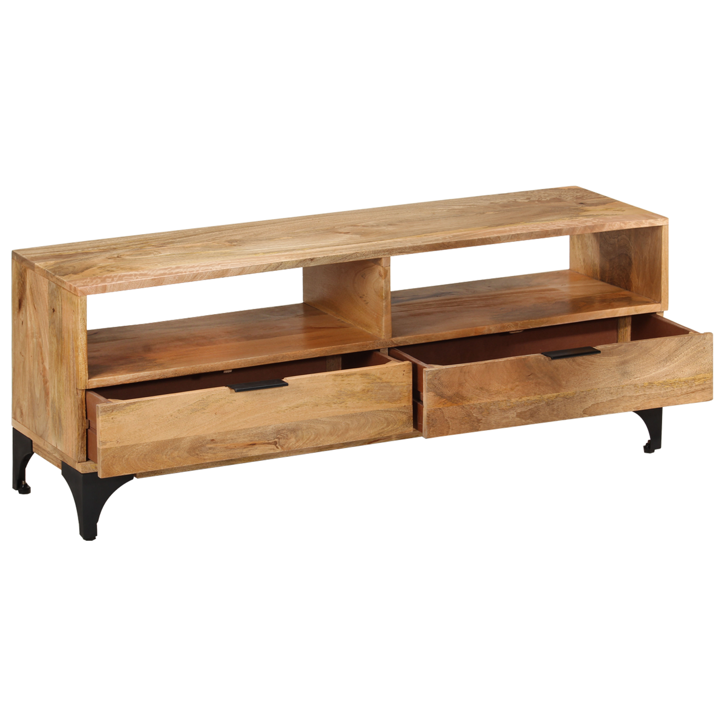 vidaXL TV Stand Monitor Stand Desktop Stand TV Console Media Unit Mango Wood