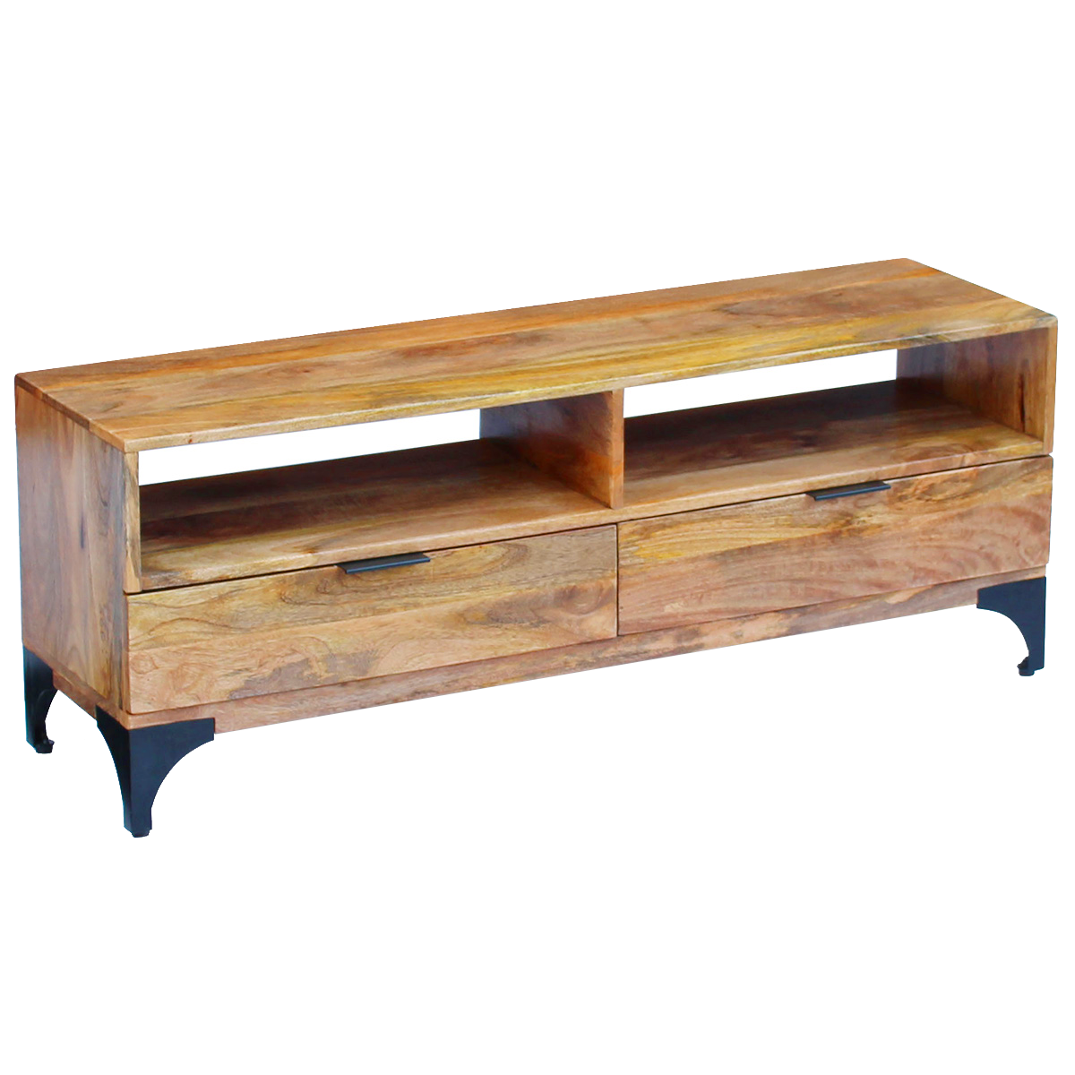 vidaXL TV Stand Monitor Stand Desktop Stand TV Console Media Unit Mango Wood